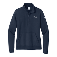 Load image into Gallery viewer, Ladies Nike Women's Club Fleece Sleeve Swoosh 1/2-Zip